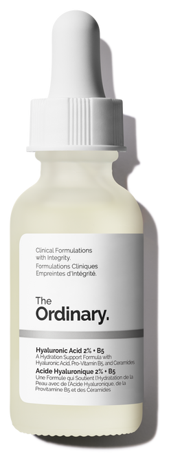 The Ordinary Hyaluronic Acid 2% + B5 serum bottle